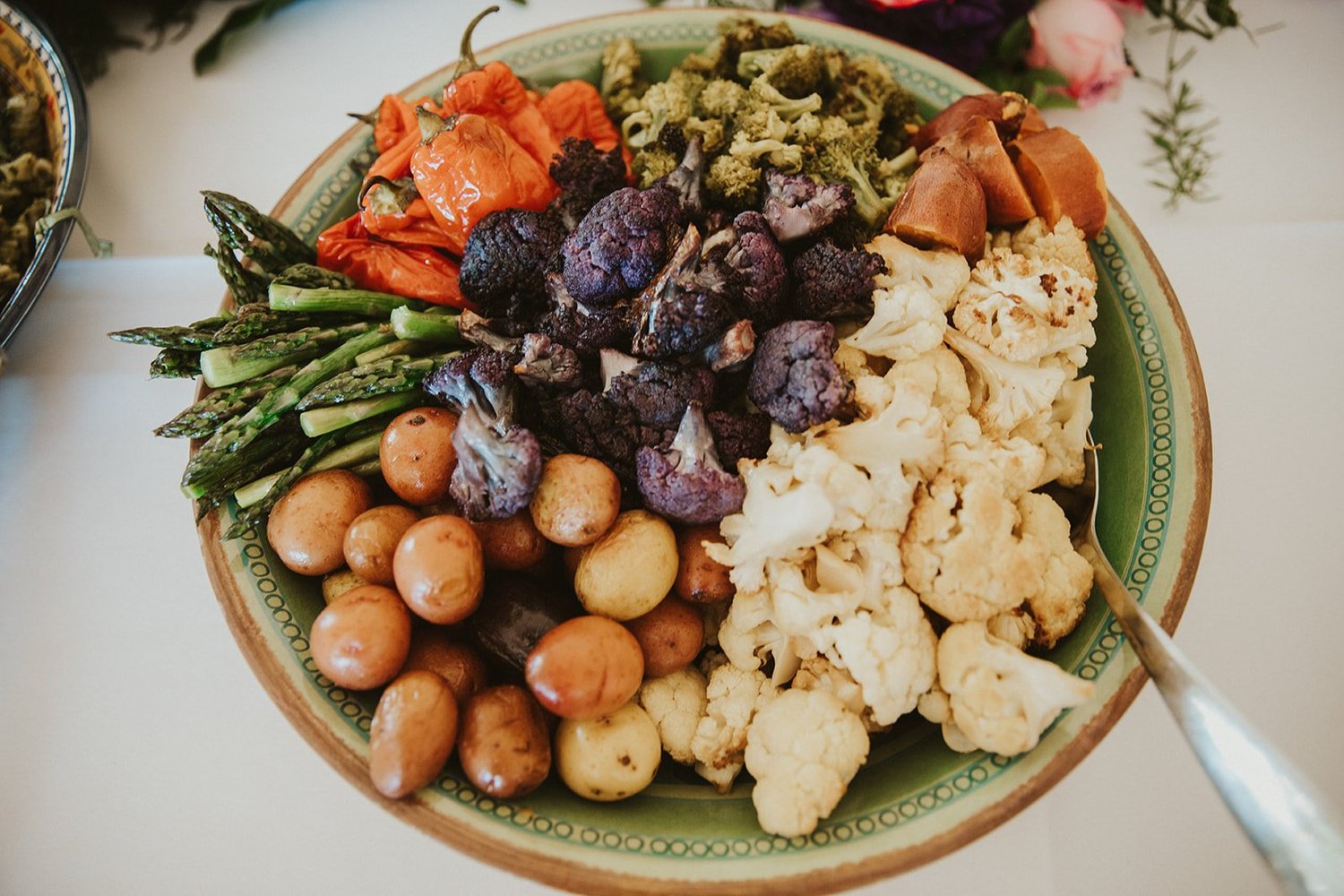 Mediterranean catering spread by Eli's Gourmet Cooking