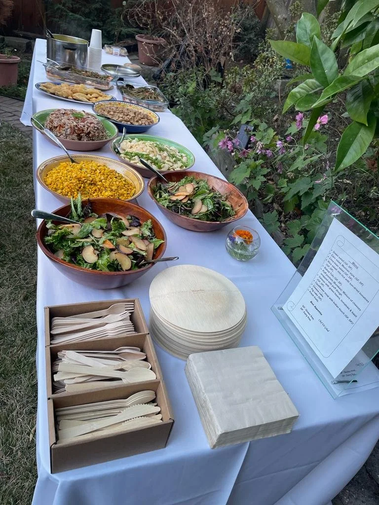 Catered fish and composed dishes